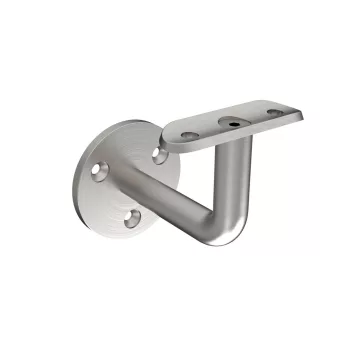 KORLÁTRÚDTARTÓ ÍVES INOX SZÁLCSISZOLT U.