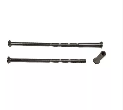 ÁTMENŐ CSAVAR KRÓM 1GRN.  /2F+2L/ M4*80 MM