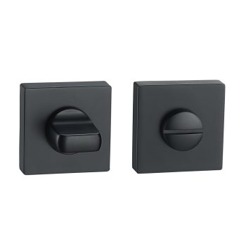 WC FORDÍTÓ NÉGYZET ROZETTÁS MATT-FEKETE RB