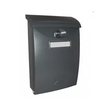 POSTALÁDA MŰANYAG   GRAFIT   24*34*9,5CM PB 13