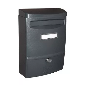 POSTALÁDA*MŰANYAG  GRAFIT   27*38*11CM PB 17