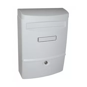 POSTALÁDA*MŰANYAG  FEHÉR   27*38*11CM PB 17