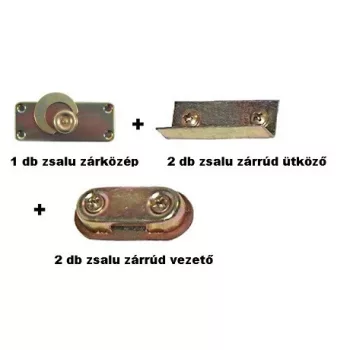 ZSALU ZÁRKÖZÉP GRN.ALÁTÉTTEL+2ÜTK.+2VEZ. SÁRGA