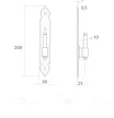 ZSALU TOKPÁNT FIX Q10MM 20CM FEKETE OMAD 1213/20