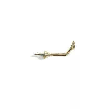 ABLAKVÉDŐGOMB /ÜTKÖZŐ/ CSAVARRAL RÉZ 6 CM