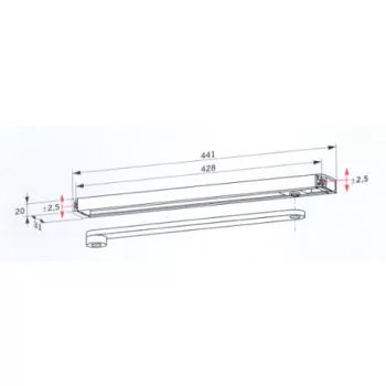 DORMA CSÚSZÓSIN G-N /TS91,TS92,TS93/ E 64010001