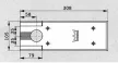 DORMA FEDLAP BTS 75 V PADLÓCSUKÓHOZ 46700059