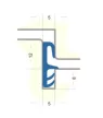 TÖMITŐ PROFIL K5286 FEKETE SOFA 150M/TEK K3201 