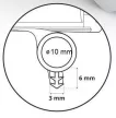 TÖMITÖ PROFIL       Q10 MM  25M   FEHÉR ROVER  KDS-4