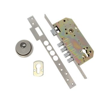   CIL.BEVÉSŐ ZÁRTEST 4PONT+PAJZS SZAT.NIKK AMIG 110  50/85MM