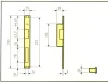 ELEKTROMOS ZÁR HOSSZÚ JIS 832-902X IMP. 12V.AC   R.M.