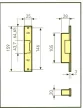 ELEKTROMOS ZÁR RÖVID  JIS 842-901X KIAK. 12V AC/DC R.M.IMP.