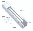SÍKMÁGNES RÁTÉT 280KG 12/24V DC  JIS1820 SM-280LEDA