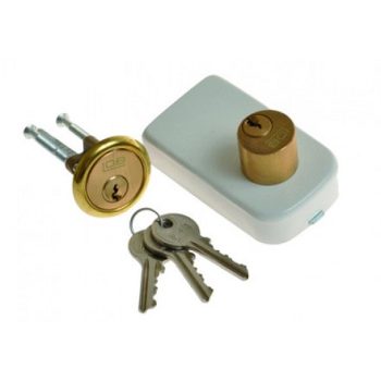 RETESZZÁR RÁCS.CIL. KIV-BEL.KULCS TB62 FEHÉR