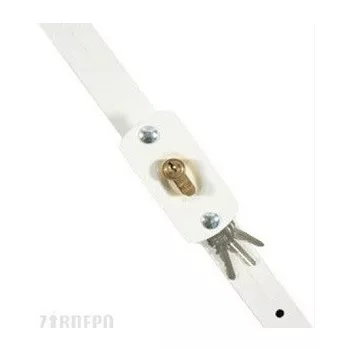 HEVEDERZÁR+CILINDER 1200MM KÉTSZÁRNYÚ VERTEX FEHÉR