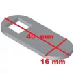 NYELV EGYENES FÉMBÚTORZÁRHOZ 41*16MM 40*16 8 SZÖG BELSŐ