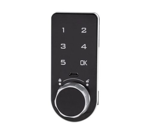 FÉMBÚTORZÁR ELEKTRONIKUS JOBBOS FEKETE  STRONG 403650