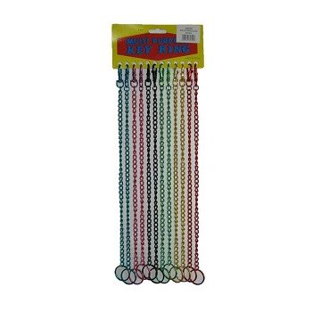 KULCSTARTÓ LÁNC SZINES FÉM 30CM 12DB/CS 1DB   41-4
