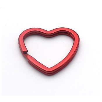 KULCSKARIKA   SZÍV AKLAKÚ   PIROS 30mm 41-9