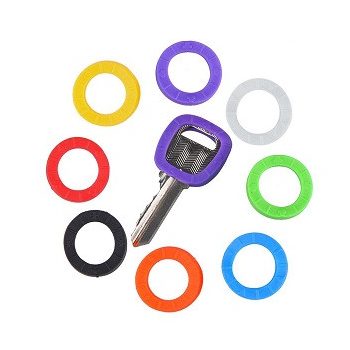 KULCSFEJ GYŰRŰ      SZINES MÜANYAG