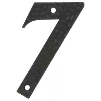 HÁZSZÁM      7-ES      100MM      FEKETE AMIG FÉM