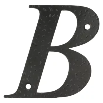 HÁZSZÁM   /BETÜ/   B   100MM      FEKETE AMIG FÉM