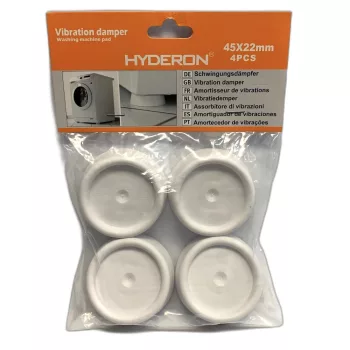 MOSÓGÉP ALÁTÉT MŰANYAG 45 MM. 4DB/CS HYDERON 