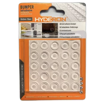   ÖNTAPADÓS ÜTKÖZŐ   10X3MM     ÁTLÁTSZÓ 25DB/CS HYDERON 