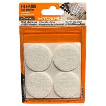   BÚTORCSÚSZTATÓ FILC ÖNTAPADÓ 35MM FEHÉR 4DB/CS HYDERON 