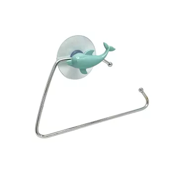 WC PAPÍR TARTÓ ÖNTAPADÓS DELFIN KÉK