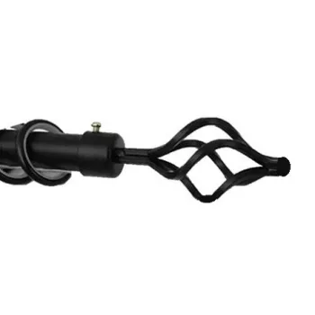 FÜGGÖNYRÚD   1,6-3M  FEKETE CSAVART VÉGŰ C080-1-A