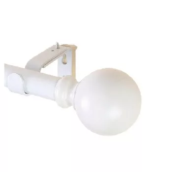 FÜGGÖNYRÚD   1,6-3M  FEHÉR      GÖMBVÉGŰ C080-2-B