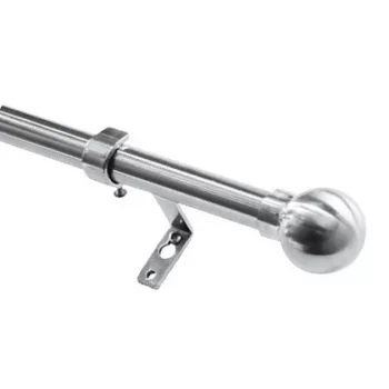 FÜGGÖNYRÚD   1,6-3M  KRÓM       GÖMBVÉGŰ C080-3-B
