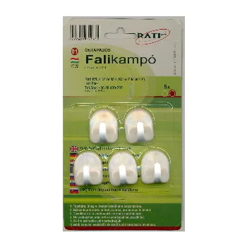 FALIKAMPÓ ÖNTAPADÓS 01 KICSI  FEHÉR MÜA. 5DB