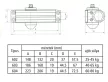 AJTÓCSUKÓ           602   25-45 KG EZÜST SIB.