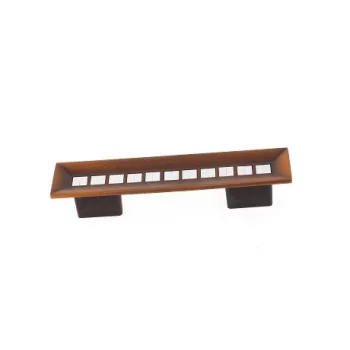 BÚTORFOGANTYÚ  128MM TITUSZ  KÁVÉ AK4033