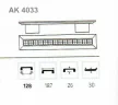 BÚTORFOGANTYÚ  128MM TITUSZ  KÁVÉ AK4033