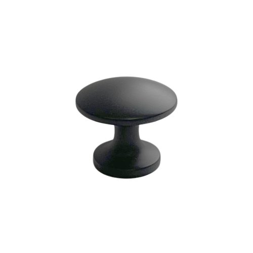 BÚTORGOMB    28MM  FEKETE MATT AK5060 BL C-604, 35005
