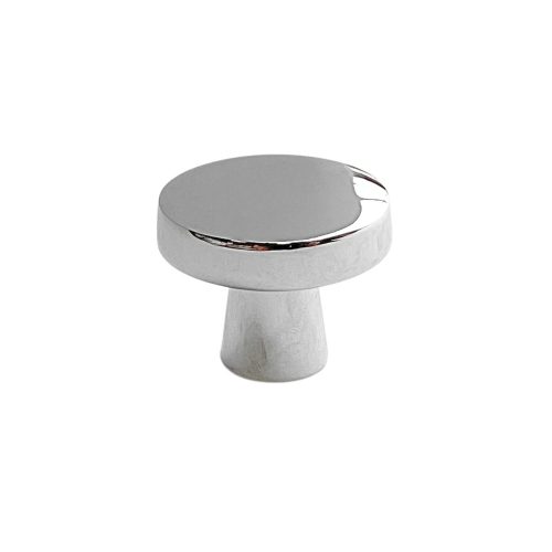 BÚTORGOMB LAPOS   30MM   KRÓM 30