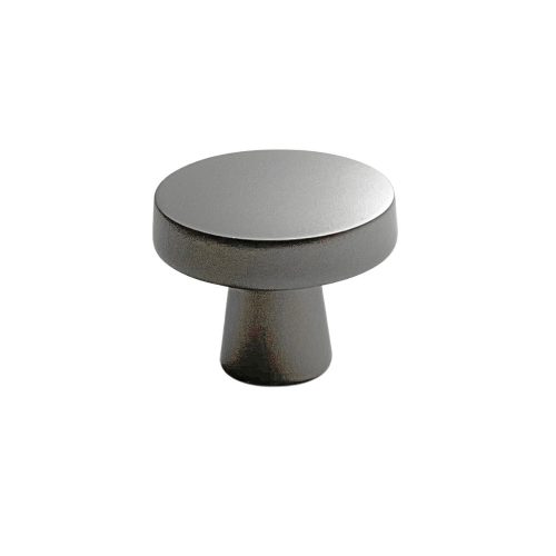 BÚTORGOMB LAPOS  30MM MATT FEKETE NIKKEL 30