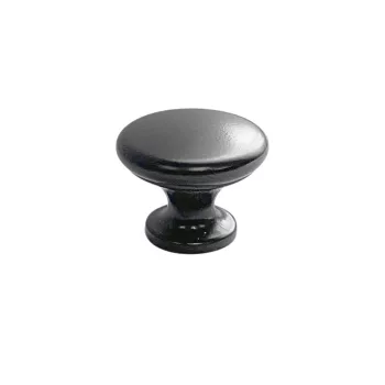 BÚTORGOMB   30MM      "S"    MATT FEKETE AK5065