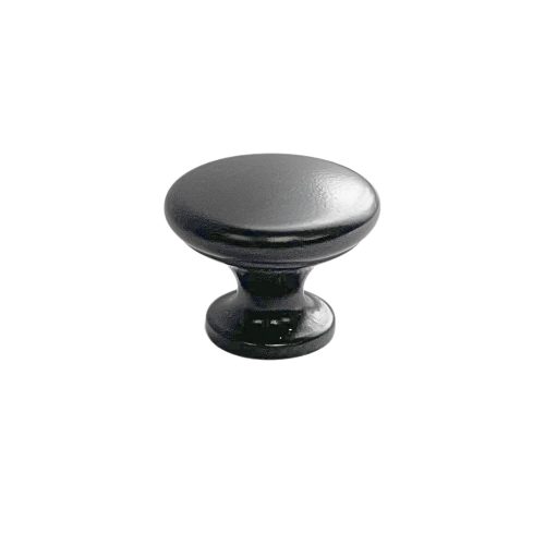 BÚTORGOMB   30MM      "S"    MATT FEKETE 55