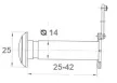 OPTIKAI KITEKINTŐ 14-25-42MM KRÓM B-04