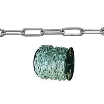 LÁNC HOSSZÚ SZ. 10MM/10M HORGANYZOTT 65MM DIN763