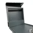 POSTALÁDA SZÓRÓLAPTARTÓS MODERN ANTRACIT NOVA 37x11x37 CM