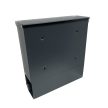 POSTALÁDA SZÓRÓLAPTARTÓS KÜLTÉRIANTRACIT MELBA MD004 33,5*10*30,5CM