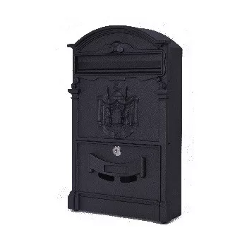 POSTALÁDA ÖNTÖTT XL FEKETE CIMERESARTHUR 29*47 PB-301AL