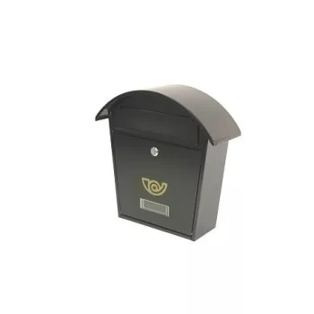 POSTALÁDA SALAMON FEKETE KEREK TETEJŰ 38*13,5*36 CM