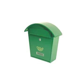 POSTALÁDA SALAMON ZÖLD KEREK TETEJŰ 38*13,5*36 CM