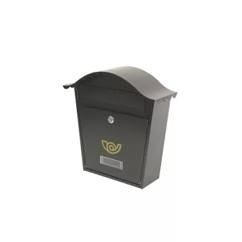 POSTALÁDA FEKETE KEREK CSIPKÉS SÁBA 38*13,5*36 CM